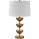 Parson 29 inch 100.00 watt Brass Table Lamp Portable Light, Coco & Dash