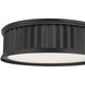 Corvella LED 18 inch Matte Black Flush Mount Ceiling Light