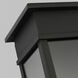 C&M by Chapman & Myers Cupertino 1 Light 10.25 inch Textured Black Outdoor Wall Lantern