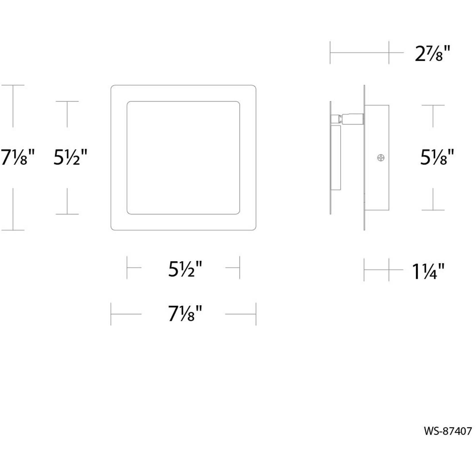 Greet Wall Sconce Wall Light in 2700K, Black, dweLED