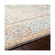 Cambridge 36 X 24 inch Aqua/Medium Gray/Wheat/Dark Brown/Cream Rugs, Rectangle