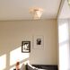 Burnett 2 Light 14 inch Muted Brass Semi-Flush Mount Ceiling Light