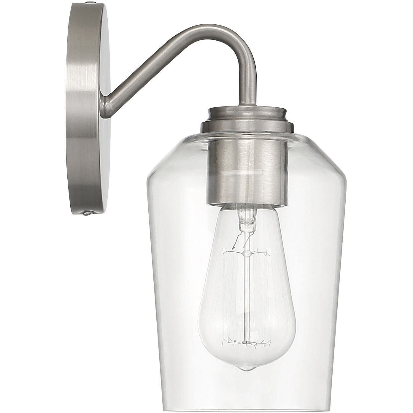 Shayna 1 Light 5 inch Brushed Polished Nickel Wall Sconce Wall Light