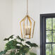 Sammi 4 Light 17 inch Lacquered Brass Pendant Ceiling Light
