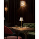 Saunter 16 inch 3 watt Polished Antique Brass Cordless Table Lamp Portable Light