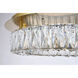 Monroe 18 inch Gold Flush Mount Ceiling Light
