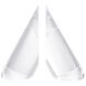 Chilling 4 X 3 inch Clear Bookends, Set of 2