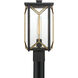 Hillside Manor 1 Light 19 inch Black Outdoor Post, Great Outdoors