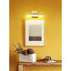 Liam LED 13 inch Modern Gold Vanity Wall Light