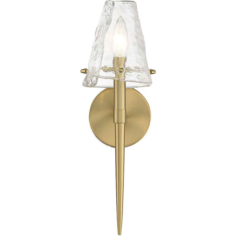 Shellbourne 1 Light 5 inch Warm Brass Wall Sconce Wall Light