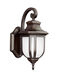 Childress 1 Light 12.63 inch Antique Bronze Outdoor Wall Lantern, Small