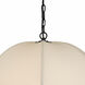 Reina 1 Light 30 inch Matte Black Pendant Ceiling Light