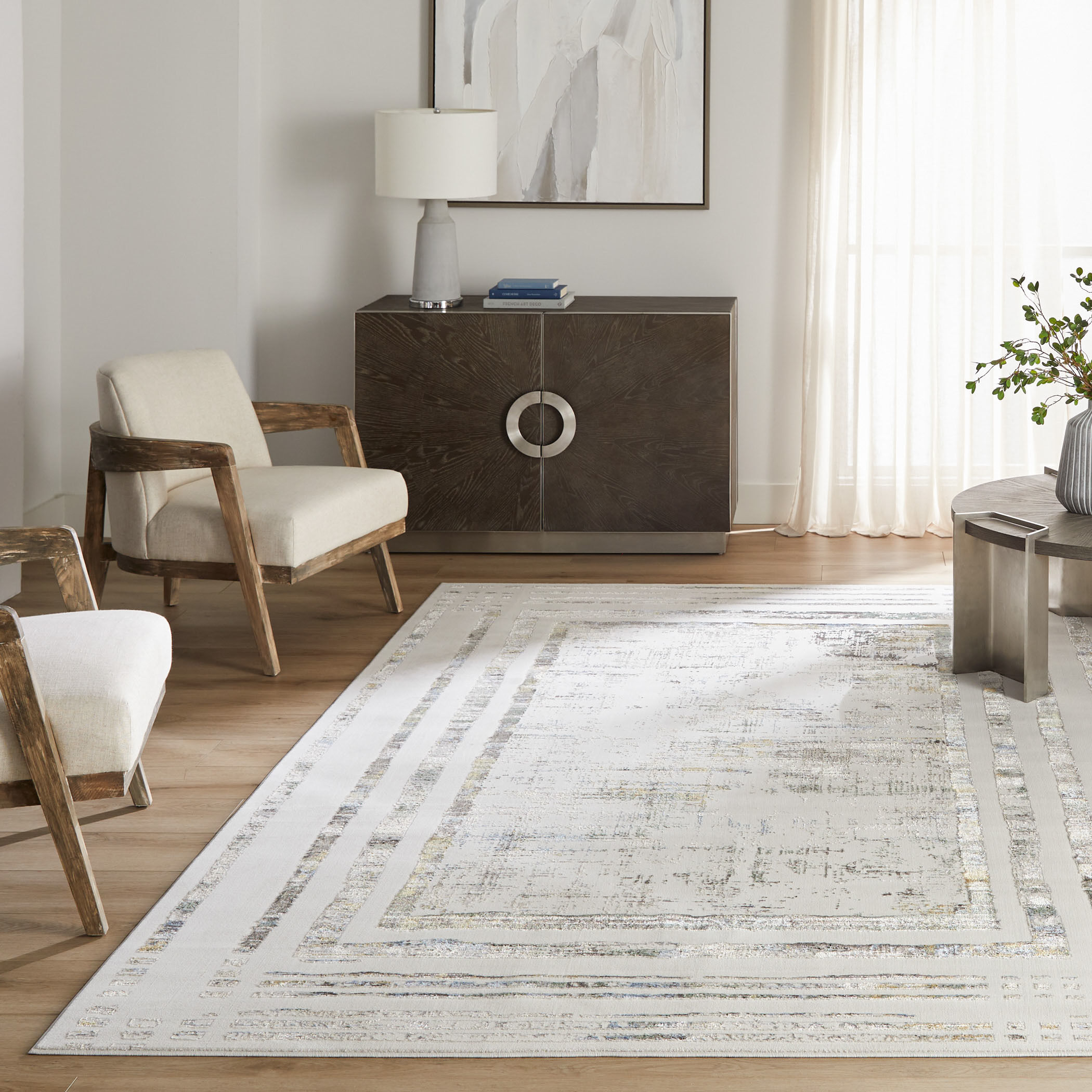 Adara 130 X 94 inch Neutral/Multi Rug in 8 x 11