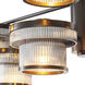 Andromeda 10 Light 41.93 inch Bronze Highlight Pendant Ceiling Light