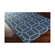 Lagoon 132 X 96 inch Blue and Neutral Indoor Area Rug, PET Yarn