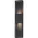 Grate LED 30 inch Black Outdoor Wall Mount