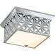 Alpha 4 Light PC Bath/Flush Mounts Ceiling Light in Polished Chrome