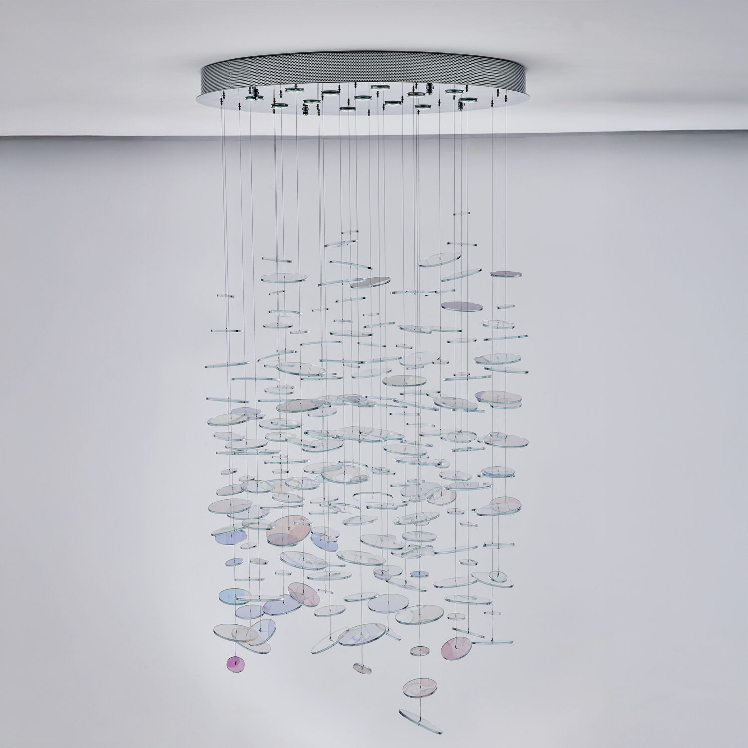 Spettro 13 Light 36 inch Polished Chrome Chandelier Ceiling Light