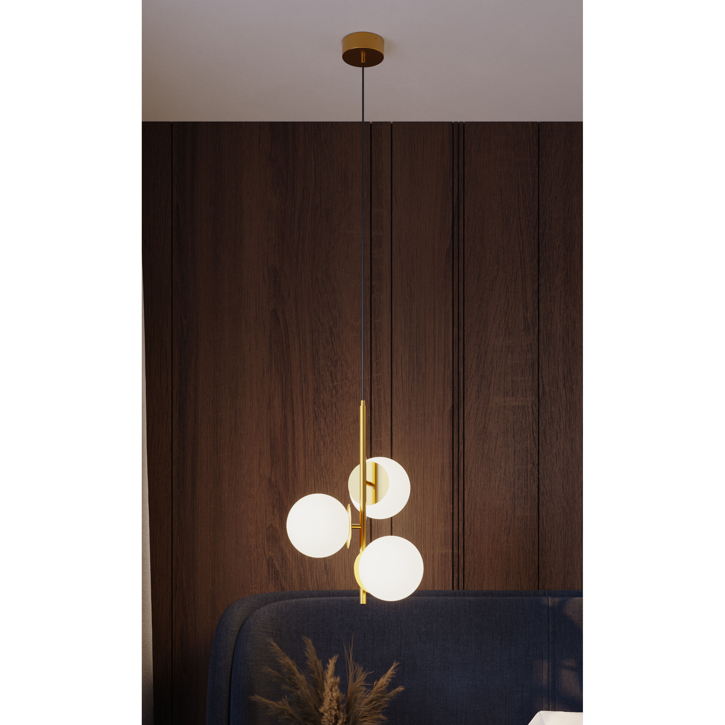 Arren LED 17.25 inch Light Antique Brass Pendant Ceiling Light