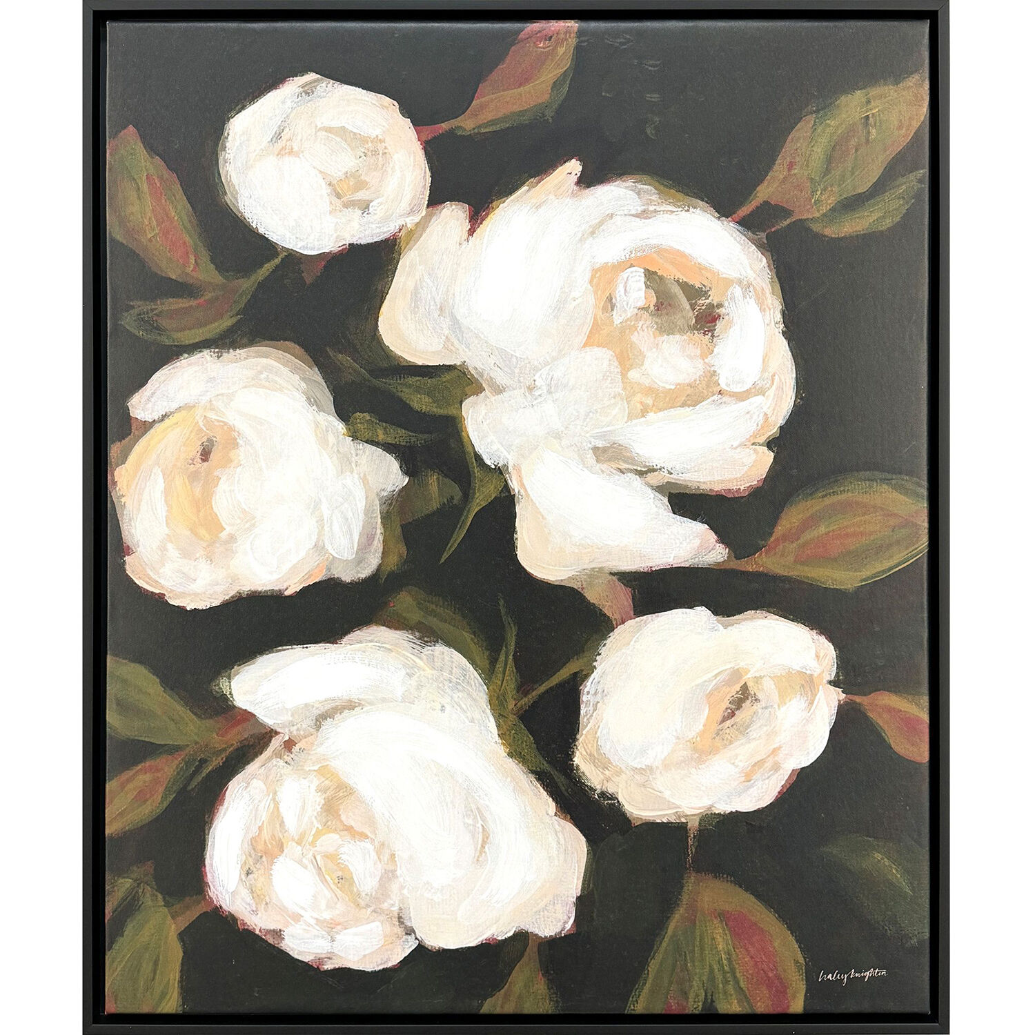 Roses For Mama White and Black Canvas, Propac