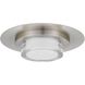 Plate LED 12 inch Brushed Stainless Steel Outdoor Flush Mount