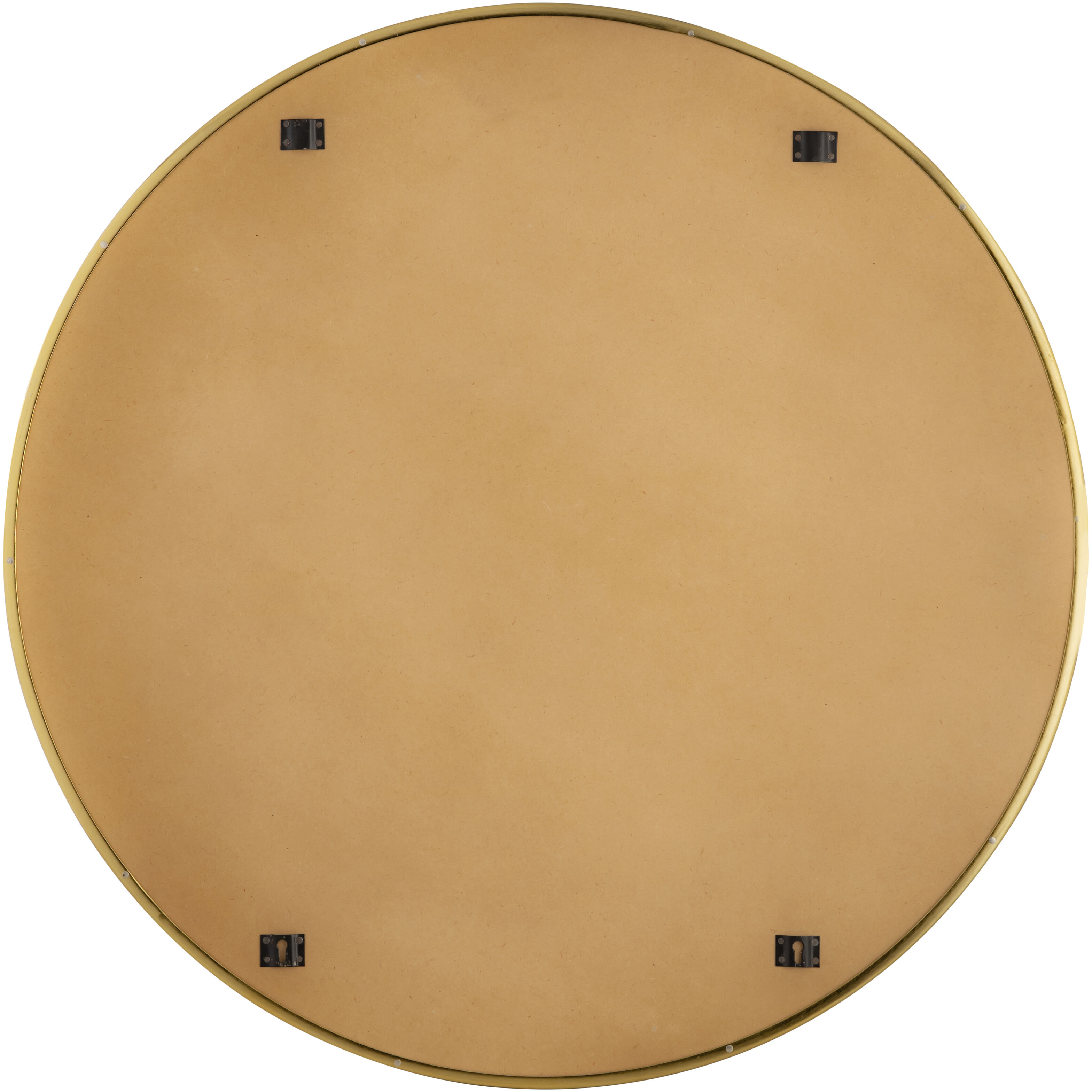 Beni 36 X 36 inch Brass Wall Mirror