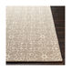 Scott 96 X 29 inch Taupe/Cream Rugs, Rectangle