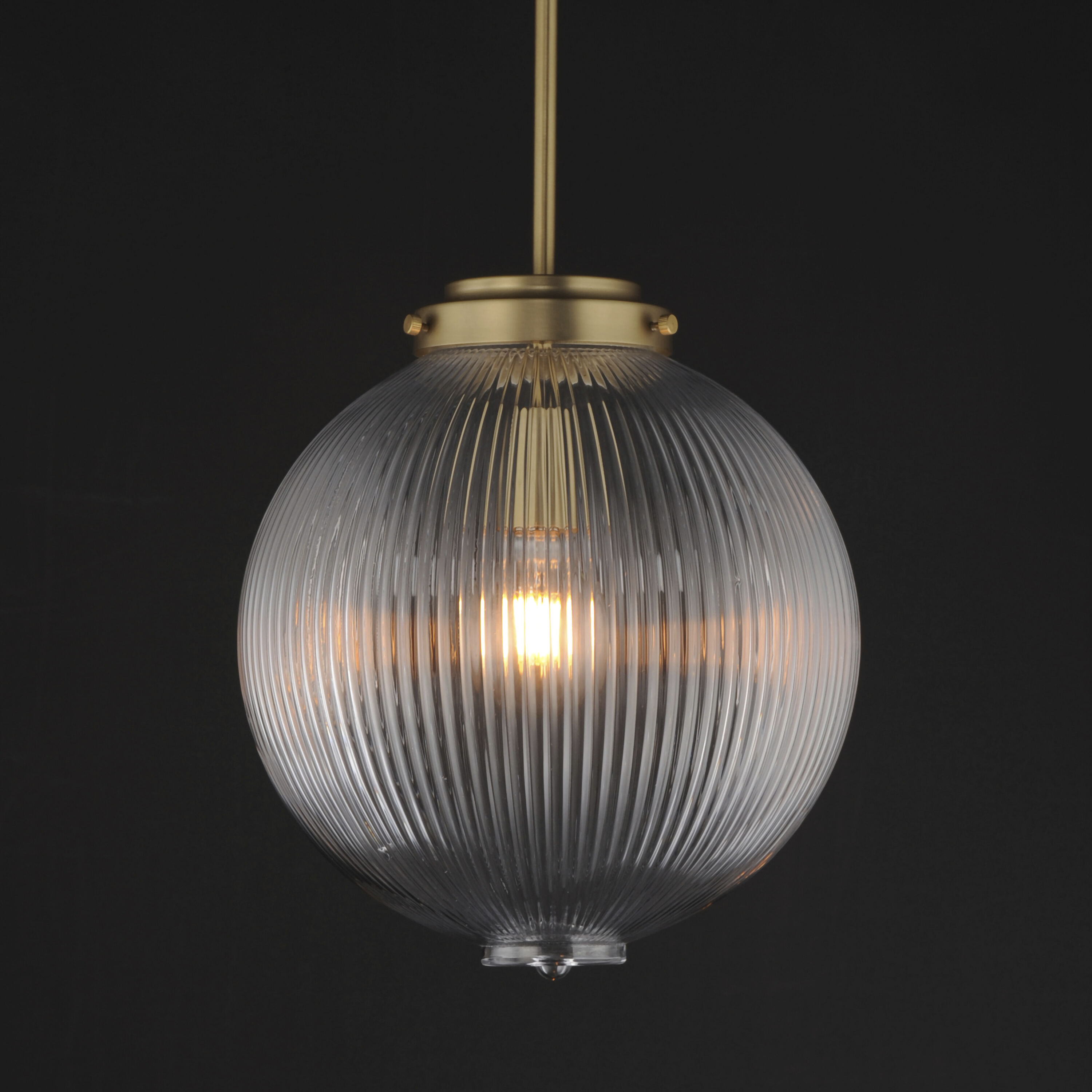 Kasbah 1 Light 11.75 inch Satin Brass Single Pendant Ceiling Light