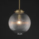 Kasbah 1 Light 11.75 inch Satin Brass Single Pendant Ceiling Light