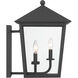 Noble Hill 3 Light 18 inch Sand Coal Outdoor Wall Mount, The Great Outdoors