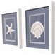 Propac Blue and White and Gray and Multi Framed Art, Propac