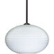Pape 10 LED Black Cord Pendant Ceiling Light