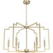 Zoanne 6 Light 30 inch Alturas Gold Chandelier Ceiling Light