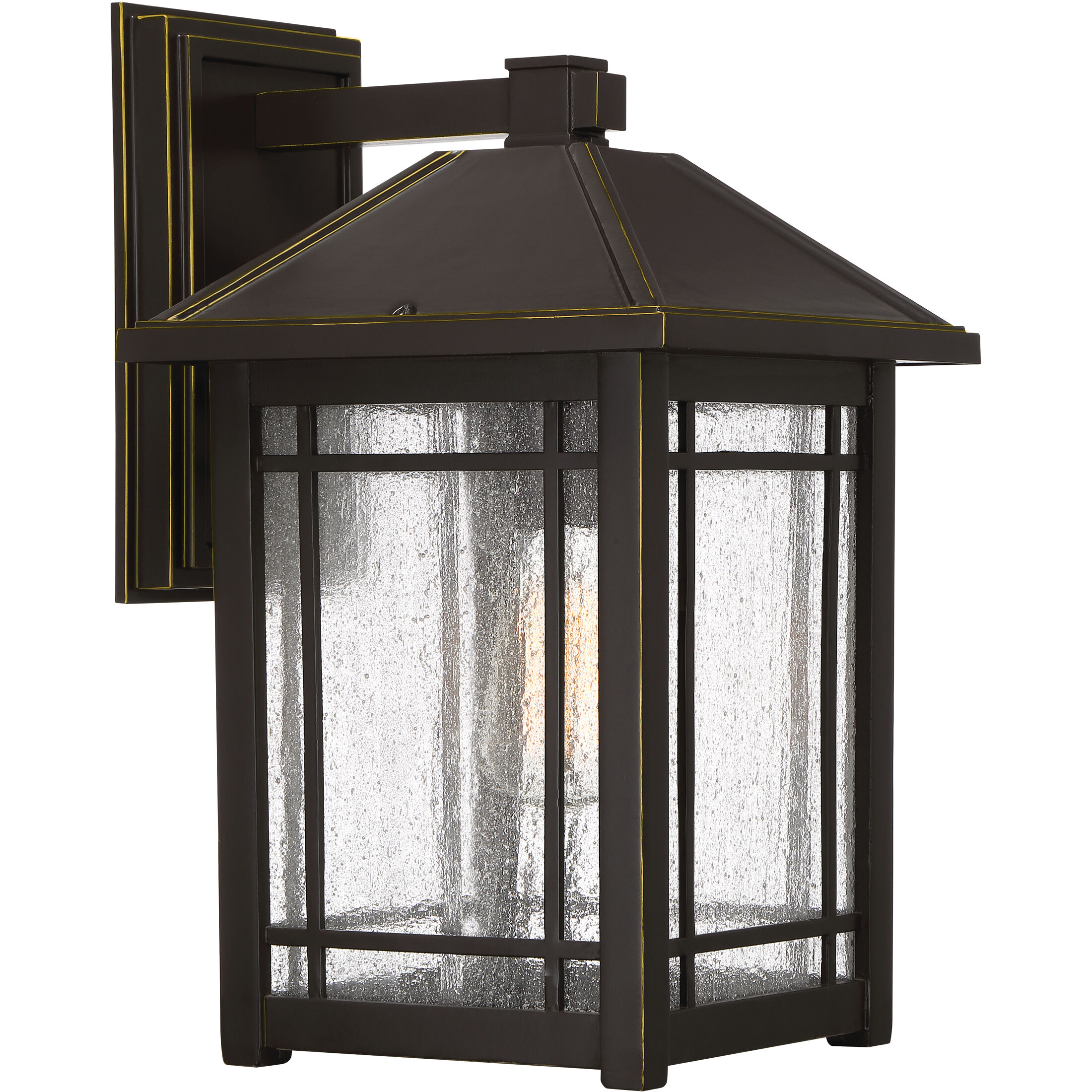 Quoizel Cedar Point 1 Light 17 inch Palladian Bronze Outdoor Wall Lantern CPT8410PN - Open Box