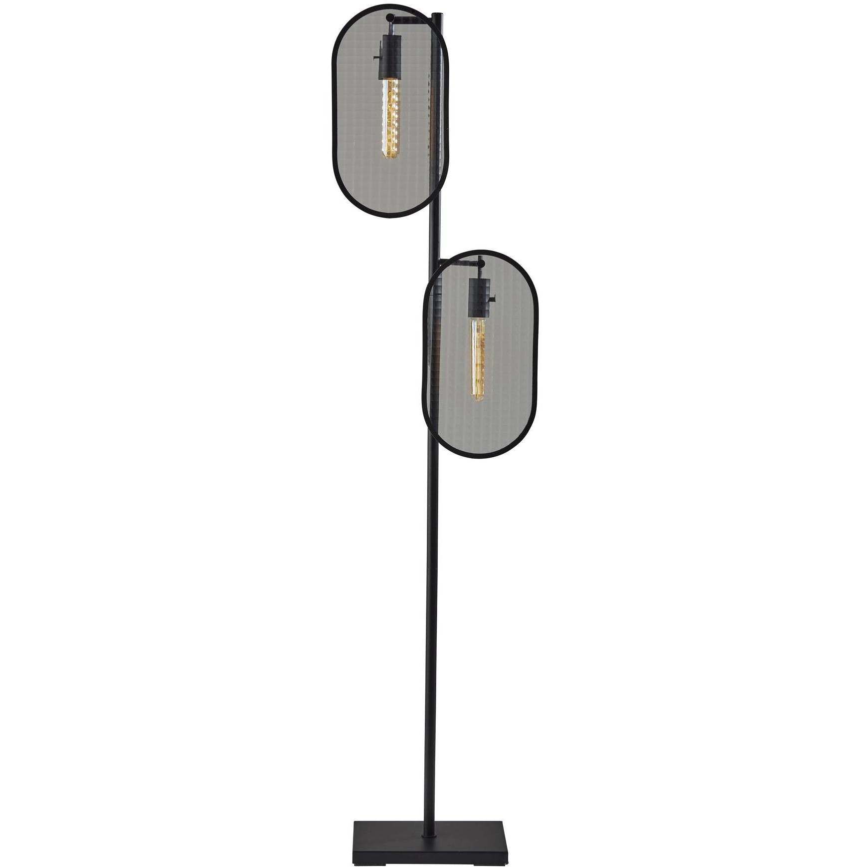 Landon 65 inch 75 watt Black Floor Lamp Portable Light