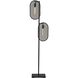 Landon 65 inch 75 watt Black Floor Lamp Portable Light