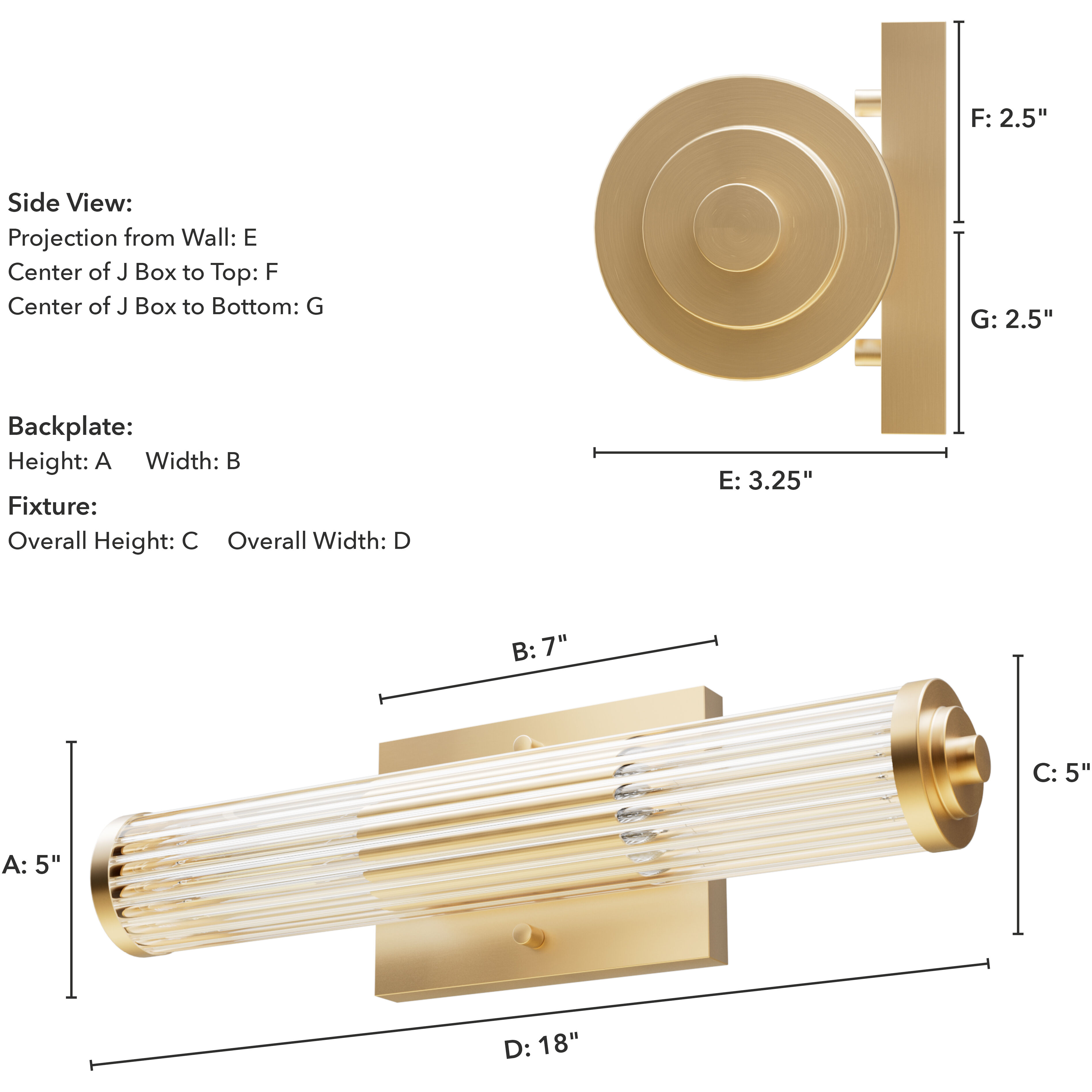 Holly Grove 2 Light 18 inch Alturas Gold Vanity Light Wall Light, Small