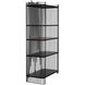 Mila Matte Black Bookcase
