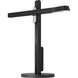 Portables 18.5 inch 5.00 watt Anodized Brushed Coal Adjustable Table Lamp Portable Light