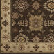 Dinar 36 X 24 inch Ivory / Dark Brown / Tan / Olive Handmade Rug