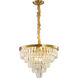 Canada 12 Light 19.7 inch Gold Chandelier Ceiling Light