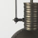 Zaio 12.5 inch Antiqued Gold Pendant Light Ceiling Light