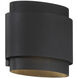 Great Outdoors Ladner Lane LED 7 inch Sand Coal Outdoor Wall Mount
