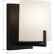 Mirelle 1 Light 6 inch Dark Matte Black Bath Sconce Wall Light