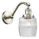 Franklin Restoration Colton 1 Light 6 inch Brushed Satin Nickel Sconce Wall Light, Franklin Restoration