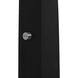 Taper 92 inch 9 watt Black and Satin Nickel Arc Floor Lamp Portable Light