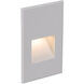 WAC 120V Step Light Anti Microbial LED 1.5 inch White ADA Step and Wall Light in 2700K Warm LED, WAC Lighting