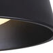 Madison LED 14 inch Black Outdoor Flush Mount