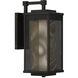 Brama 1 Light 16 inch Black and Gold Outdoor LED Wall Sconce