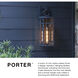 Estate Series Porter LED 13 inch Oil Rubbed Bronze Outdoor Wall Mount Lantern, Extra Small